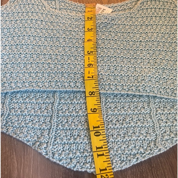 Cotton Candy, Sky Blue knit sweater, tank,light, large - Picture 6 of 7